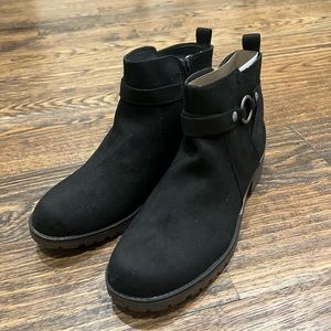 black boots